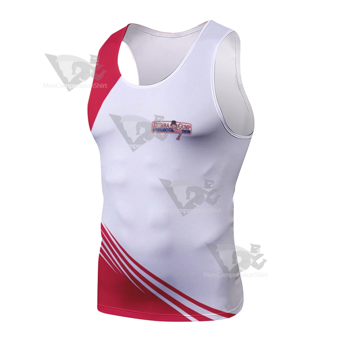 Forrest Gump Red Sleeveless Compression Shirt