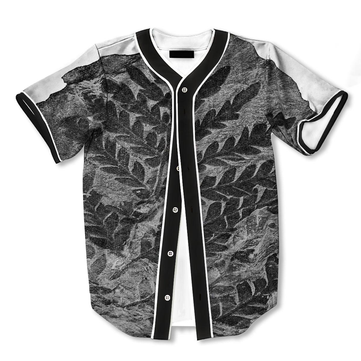 Fossil Fern 3d Print Full Size Baseball Jerseys