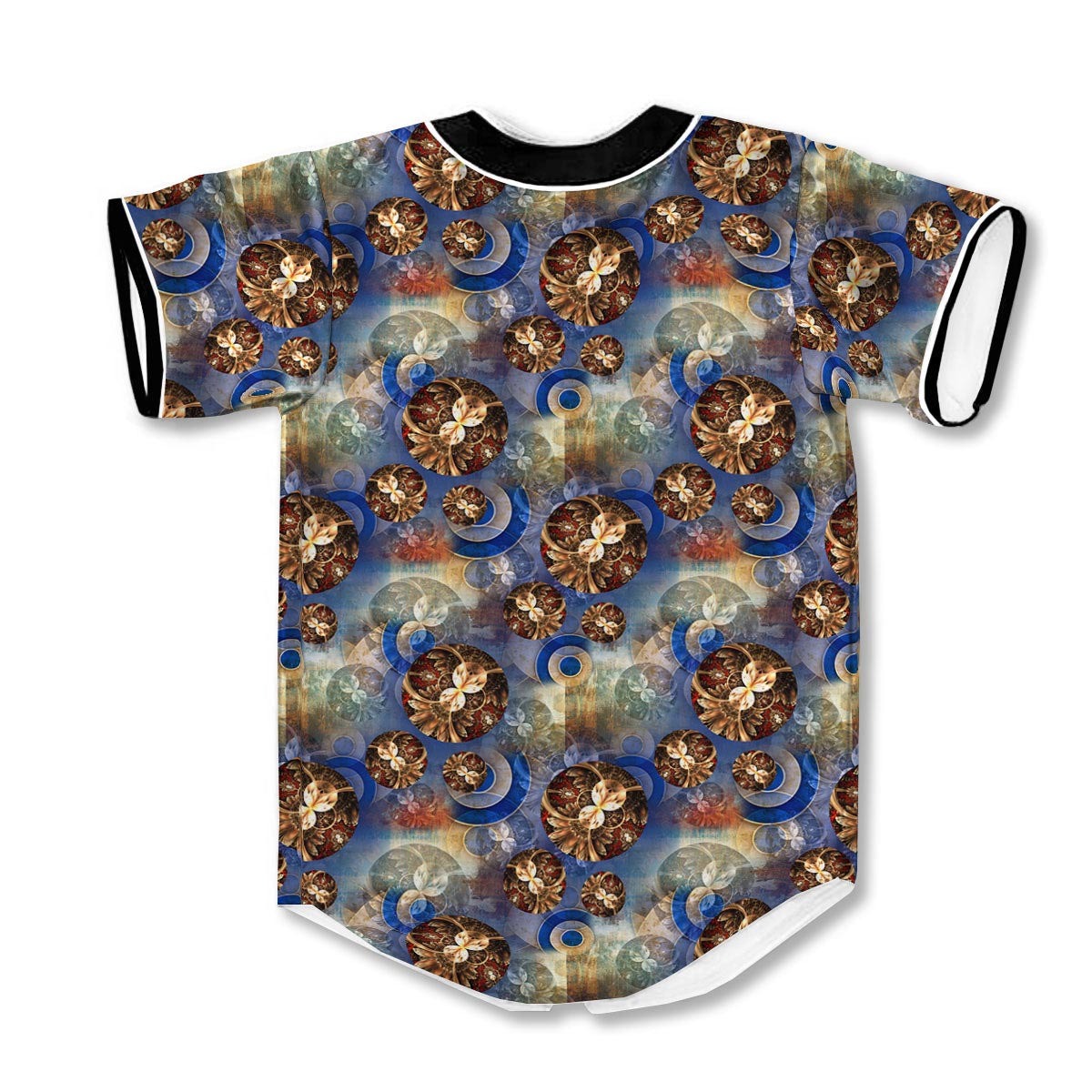 Fractal Abstract 3d Print Full Size Baseball Jerseys