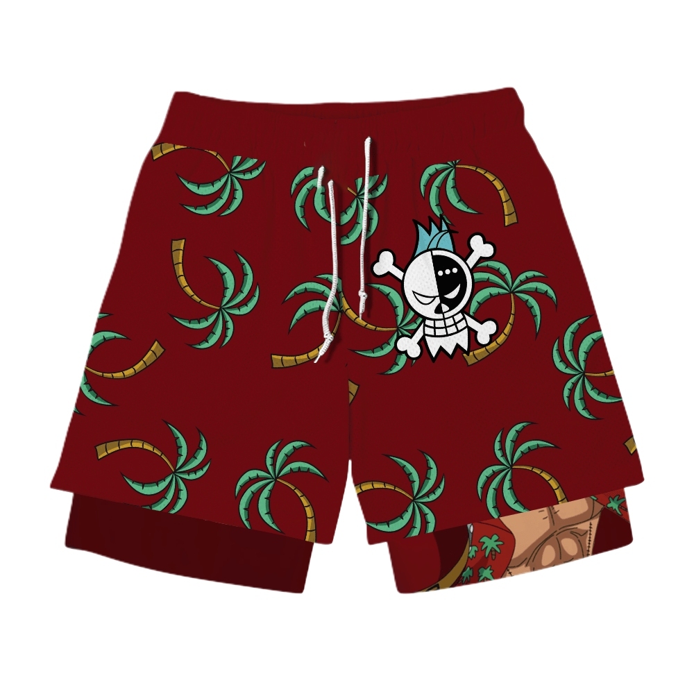 Franky Anime Shorts Compression Gym Shorts