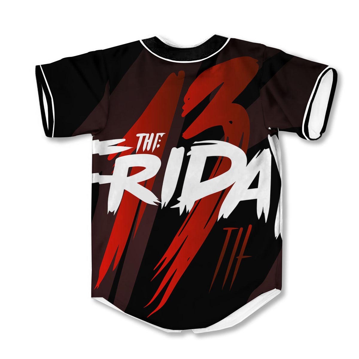 Friday 13 3d Print Full Size Baseball Jerseys