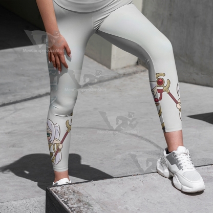 Frieren At The Funeral Chibi Od Thing Women Compression Legging-MensCompressionShirt
