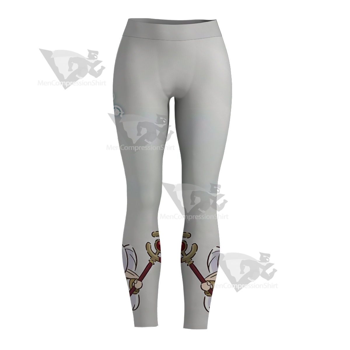 Frieren At The Funeral Chibi Od Thing Women Compression Legging-MensCompressionShirt