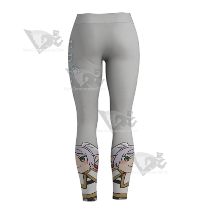 Frieren At The Funeral Chibi Od Thing Women Compression Legging-MensCompressionShirt