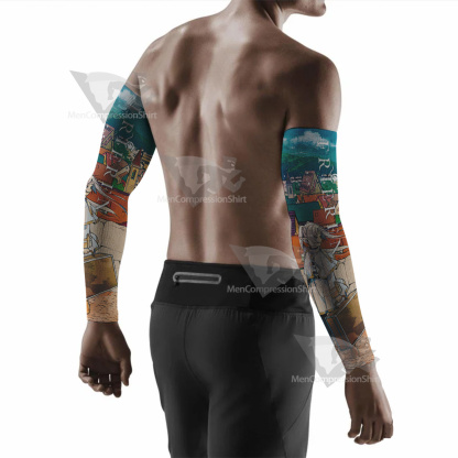 Frieren At The Funeral Comic Color Illustration Compression Arm Sleeve