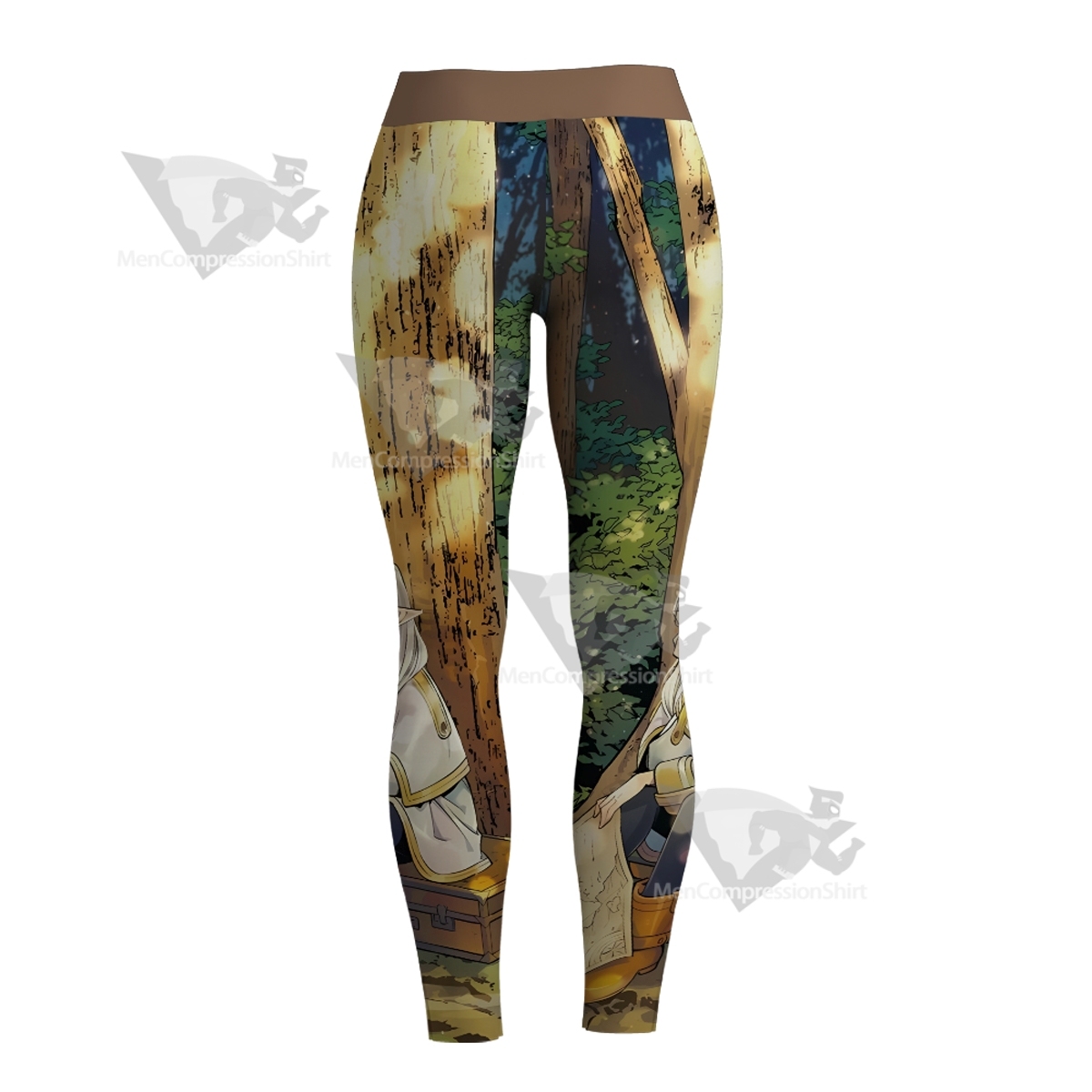 Frieren At The Funeral Comic Illustration Women Compression Legging-MensCompressionShirt