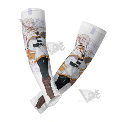 Frieren At The Funeral Cute Board Drawing Magic Compression Arm Sleeve