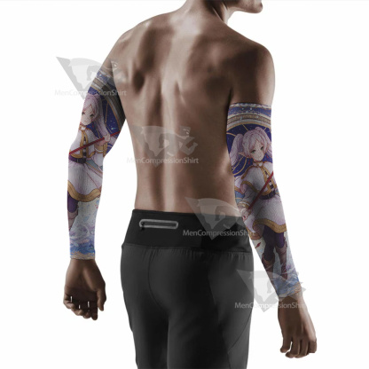 Frieren At The Funeral Decoration Staff Illustration Compression Arm Sleeve