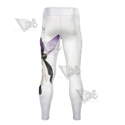 Frieren At The Funeral Fern Decoration Painting Men Compression Legging
