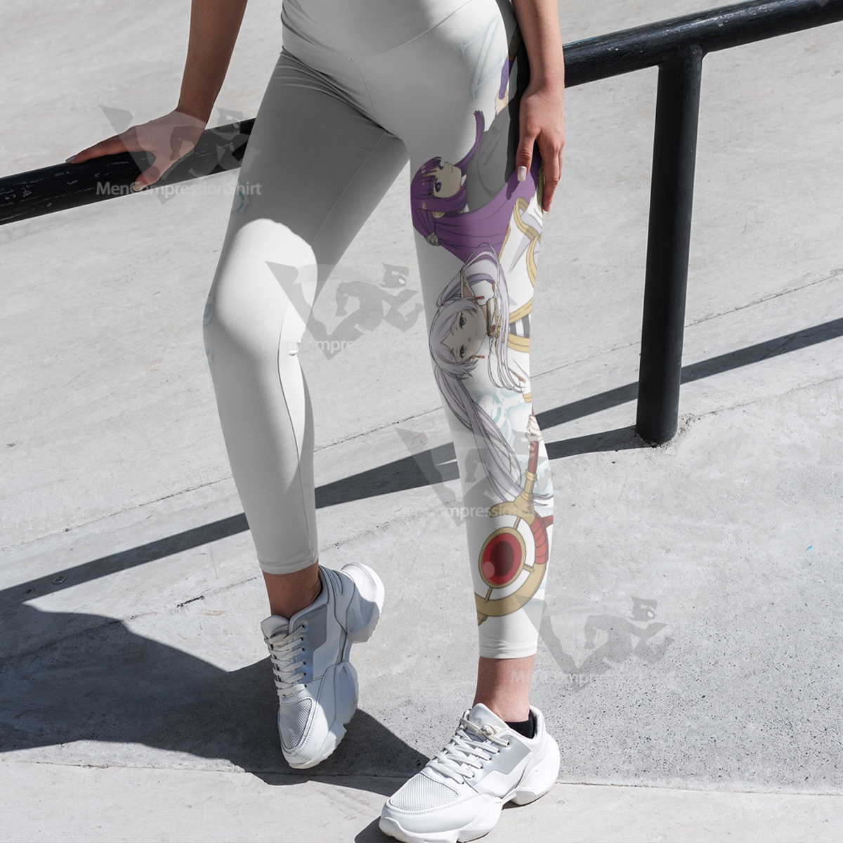 Frieren At The Funeral Master And Disciple Women Compression Legging-MensCompressionShirt