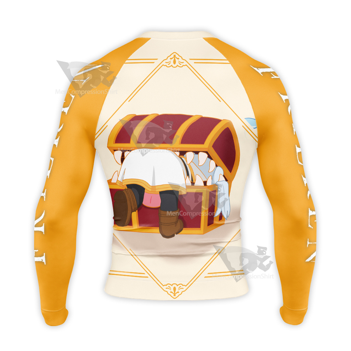 Frieren At The Funeral Mimic Monster So Dark Long Sleeve Compression Shirt