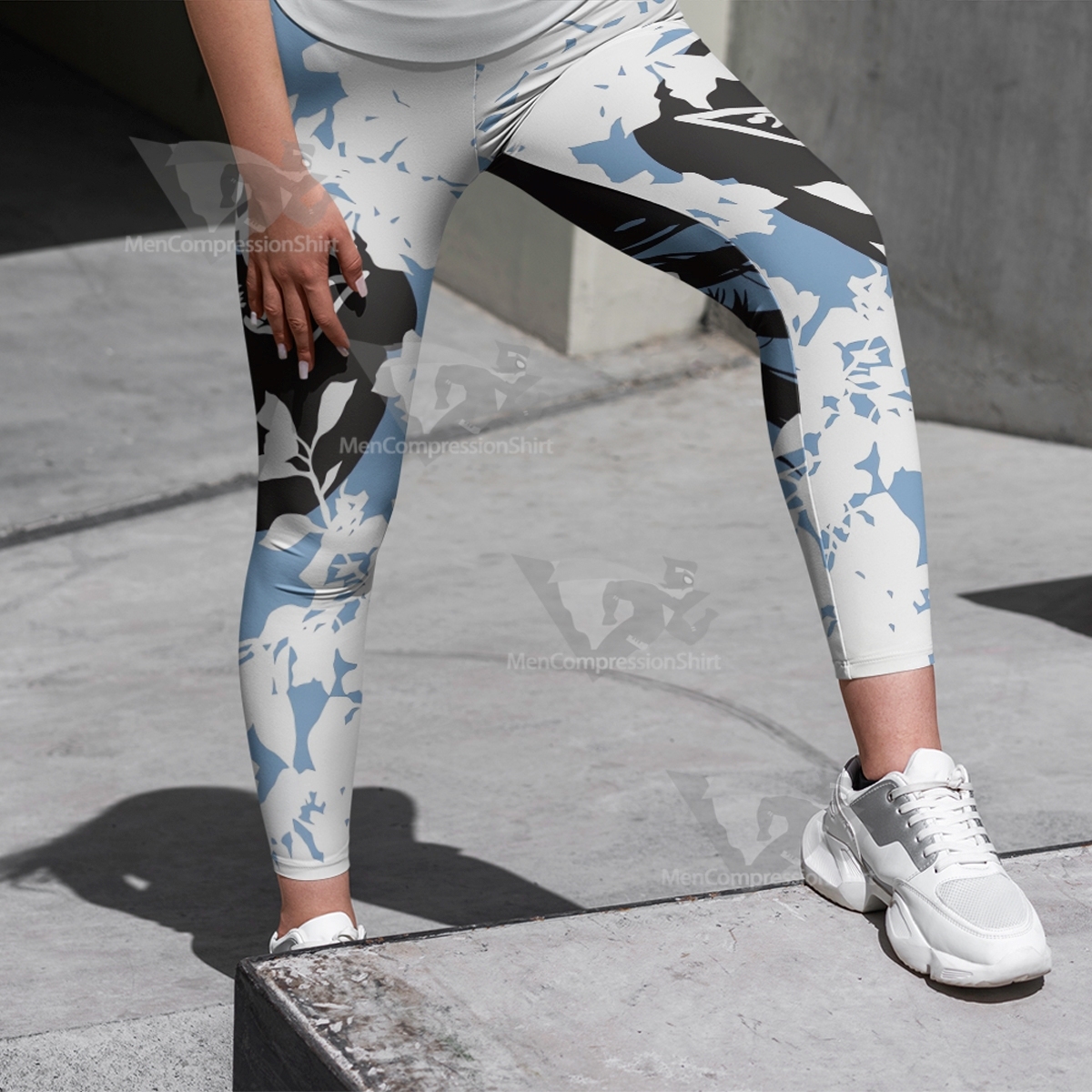 Frieren At The Funeral Silhouette In Shade Women Compression Legging-MensCompressionShirt