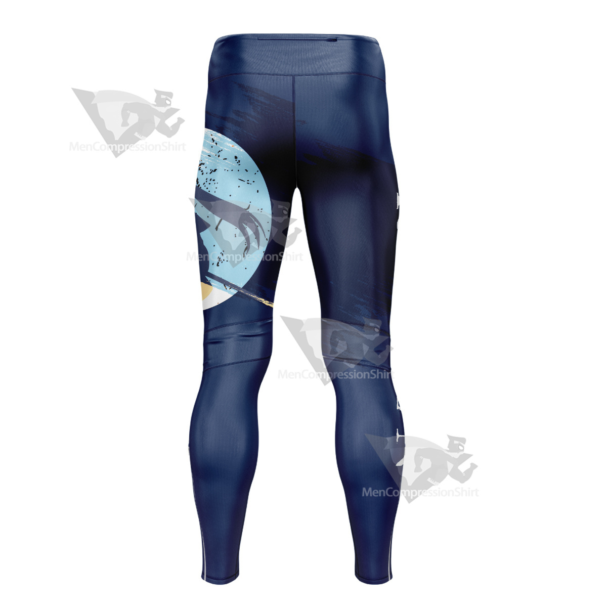 Frieren At The Funeral Silhouette Men Compression Legging