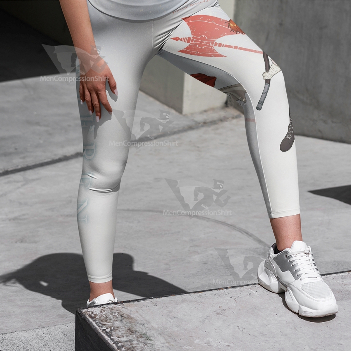 Frieren At The Funeral Stark Painting Women Compression Legging-MensCompressionShirt