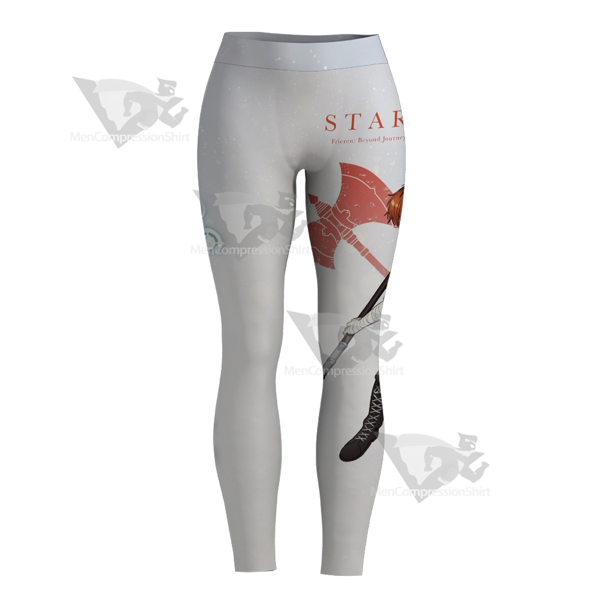 Frieren At The Funeral Stark Painting Women Compression Legging-MensCompressionShirt
