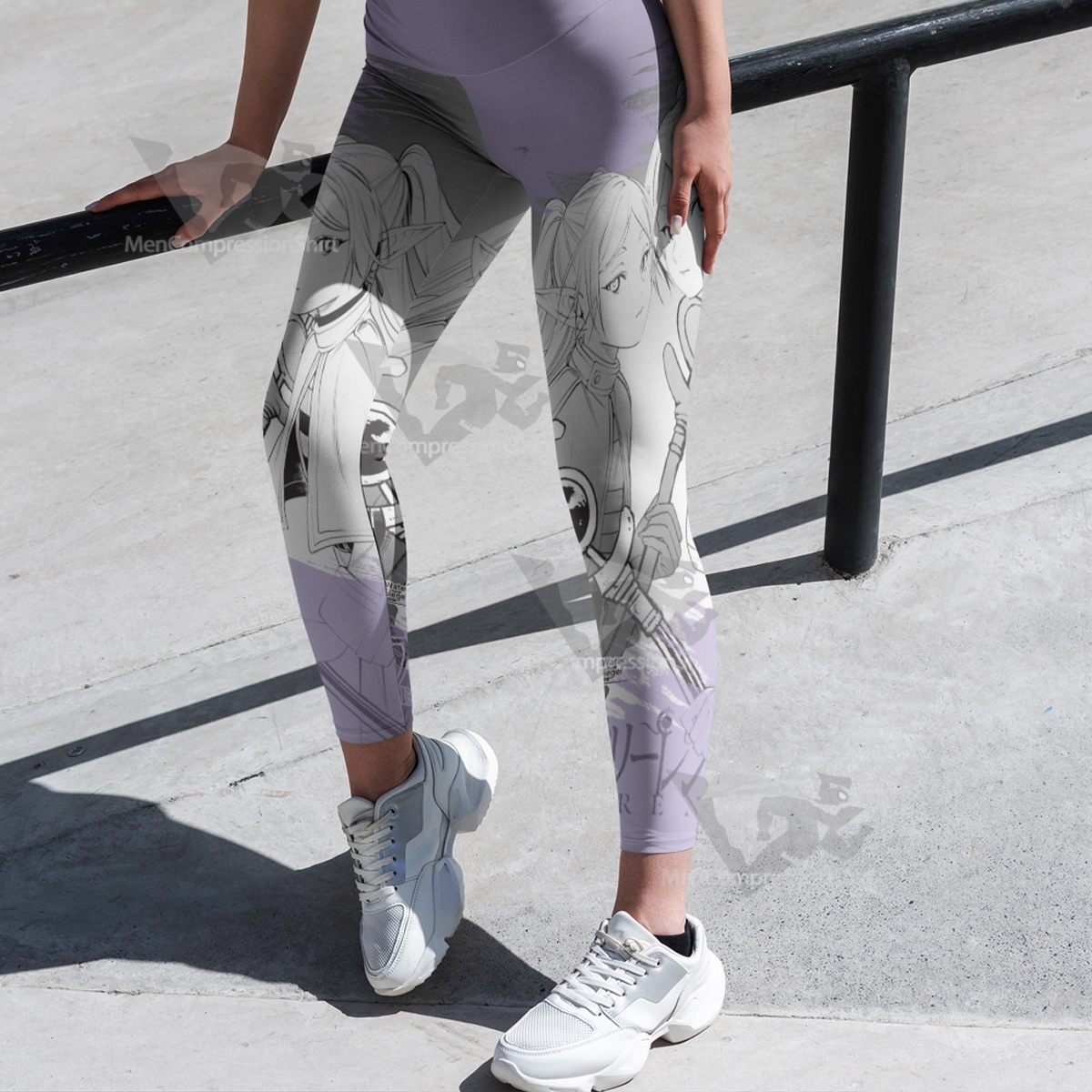 Frieren At The Funeral True And False Women Compression Legging-MensCompressionShirt