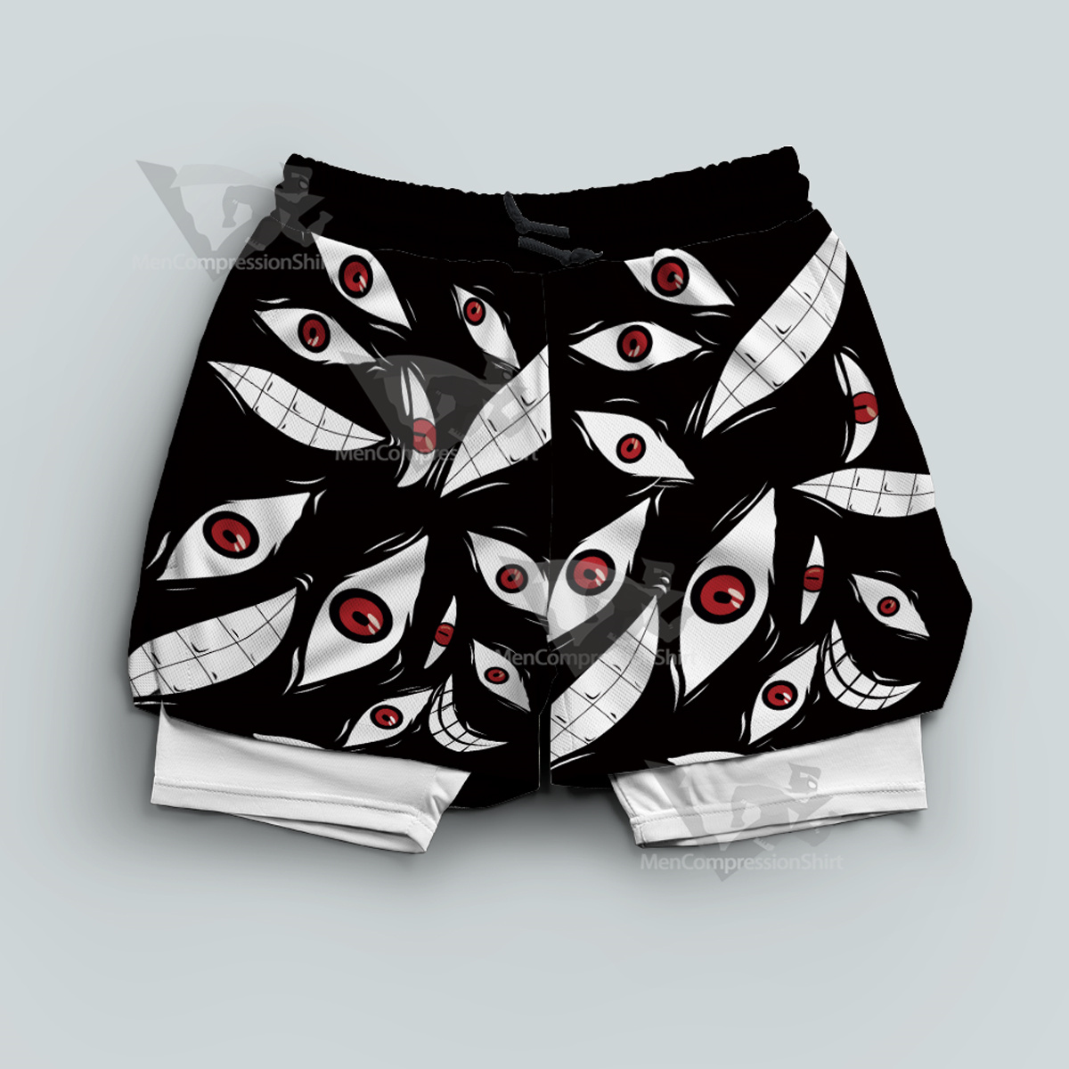Fullmetal Alchemist Pride Black Men Compression Gym Short
