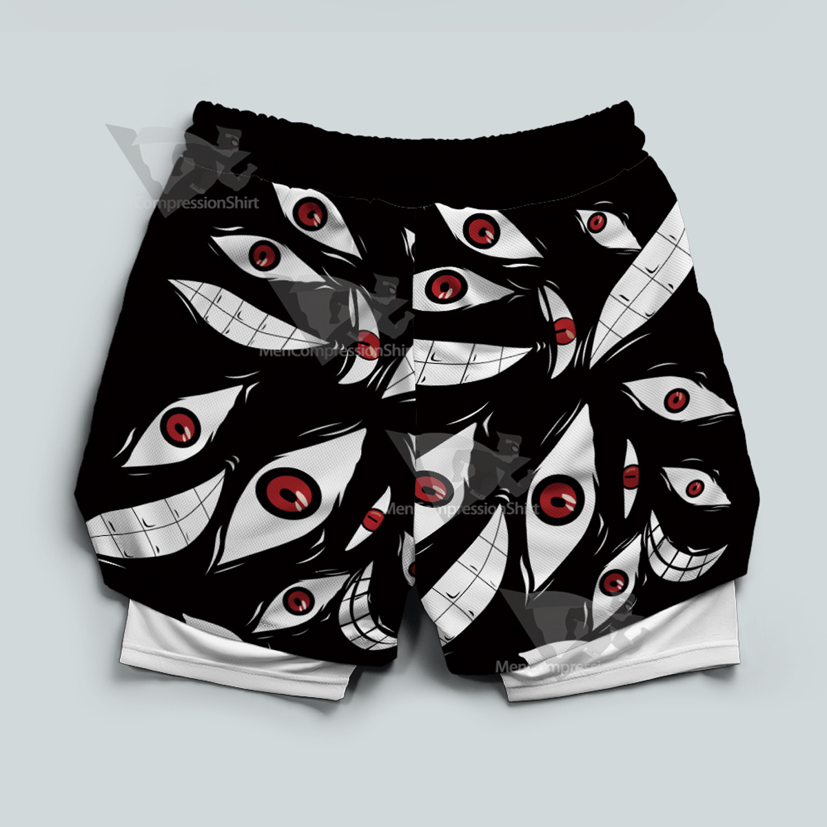 Fullmetal Alchemist Pride Black Men Compression Gym Short