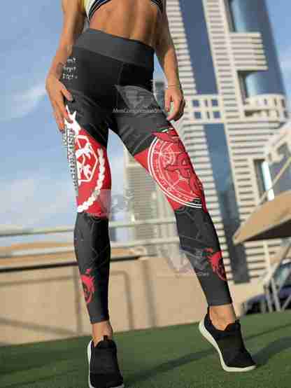 Fullmetal Alchemist Women Compression Leggings
