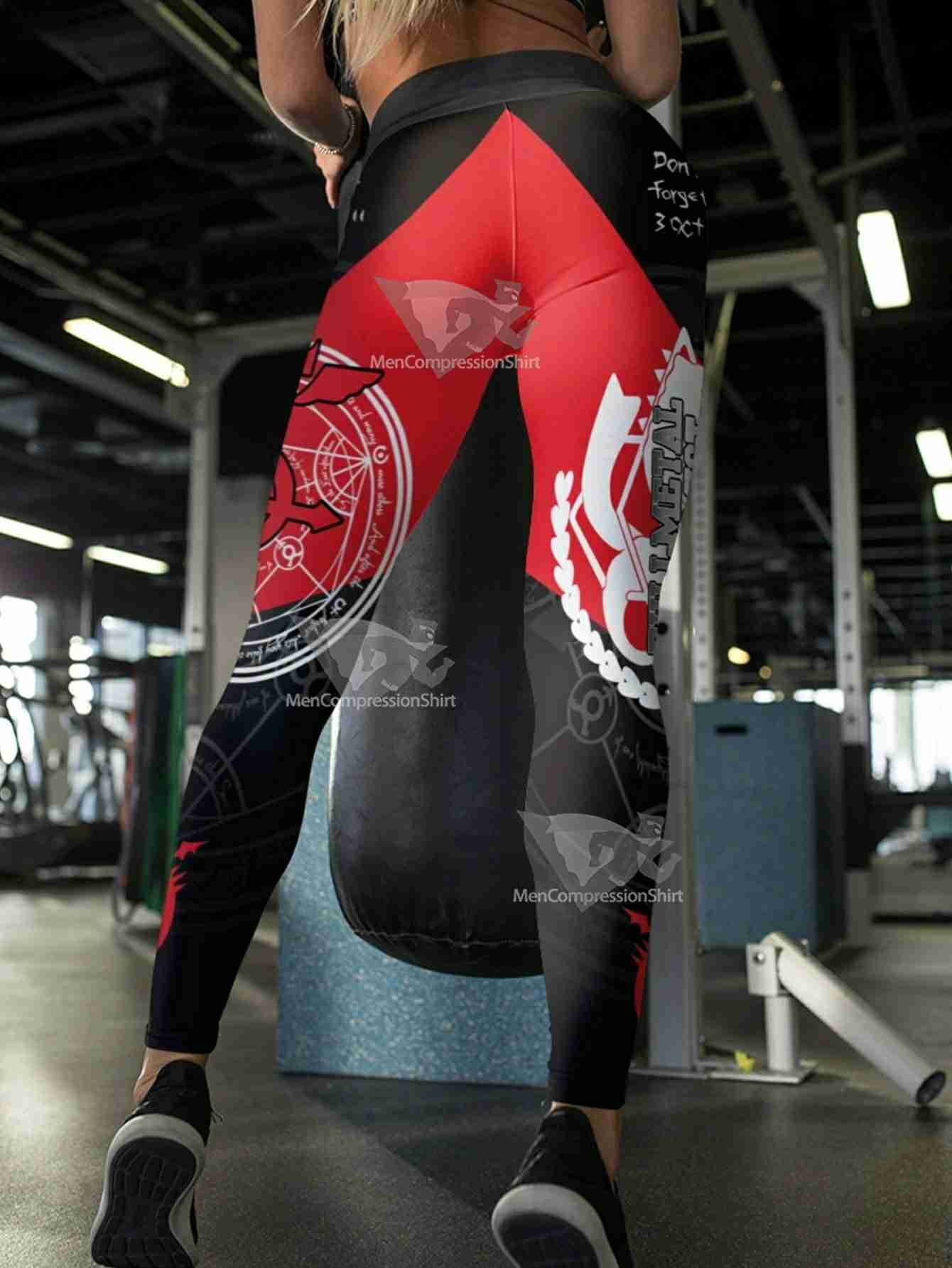 Fullmetal Alchemist Women Compression Leggings