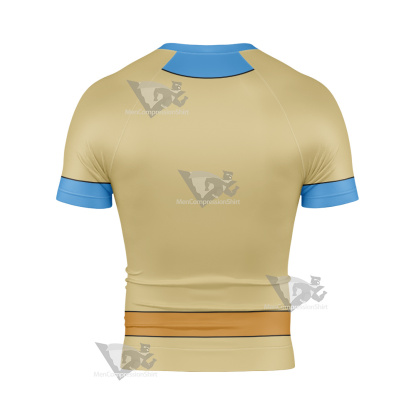 Generator Rex Bobo Haha Yellow Cosplay Short Sleeve Compression Shirt