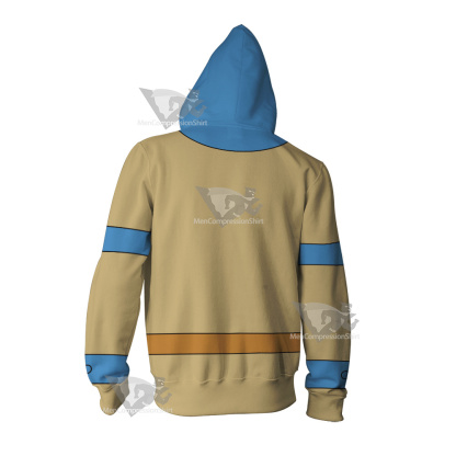Generator Rex Bobo Haha Yellow Cosplay Zip Up Hoodie