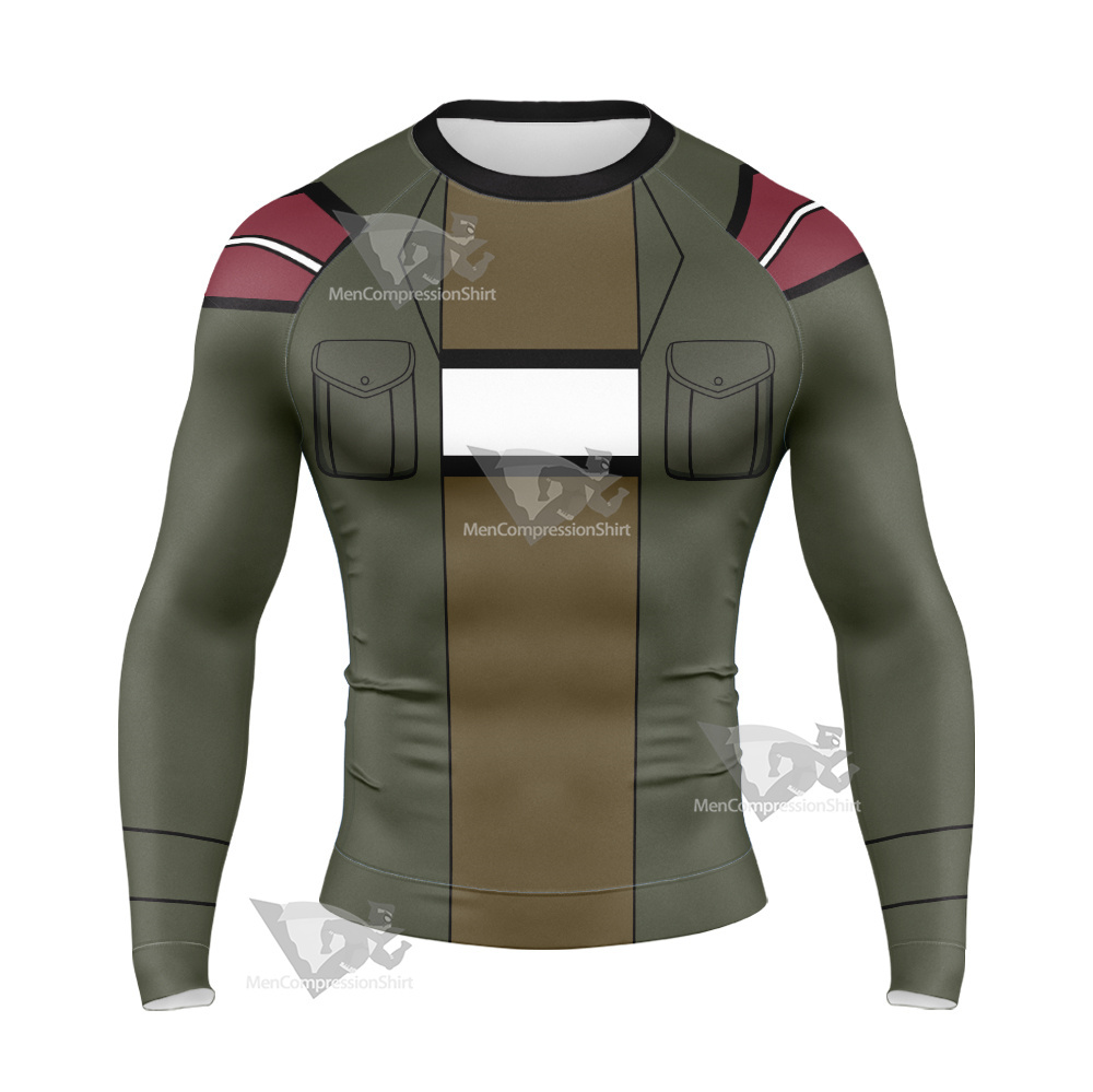 Generator Rex Noah Green Cosplay Long Sleeve Compression Shirt