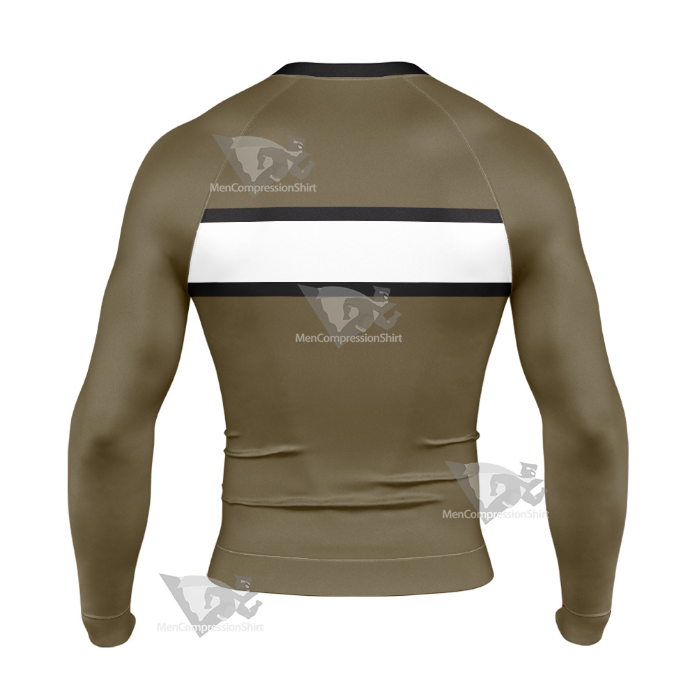 Generator Rex Noah White Line Cosplay Long Sleeve Compression Shirt