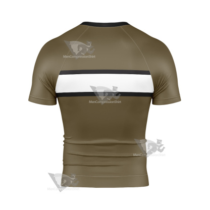 Generator Rex Noah White Line Cosplay Short Sleeve Compression Shirt