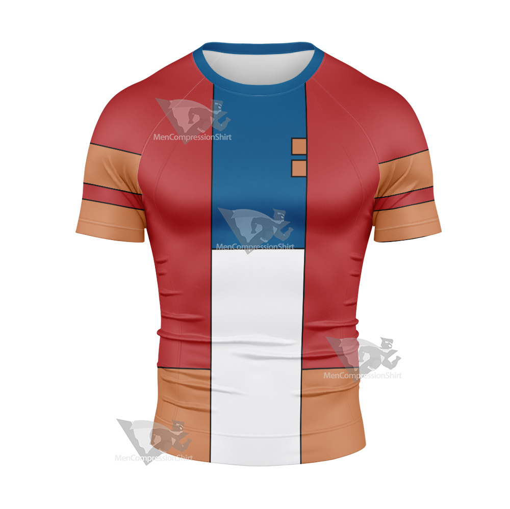 Generator Rex Orange Cosplay Short Sleeve Compression Shirt