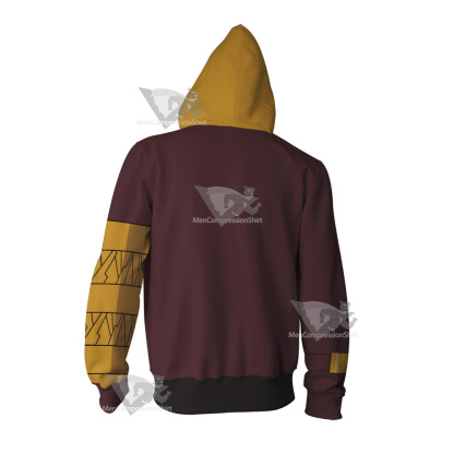 Generator Rex Van Kleiss Gold Cosplay Zip Up Hoodie