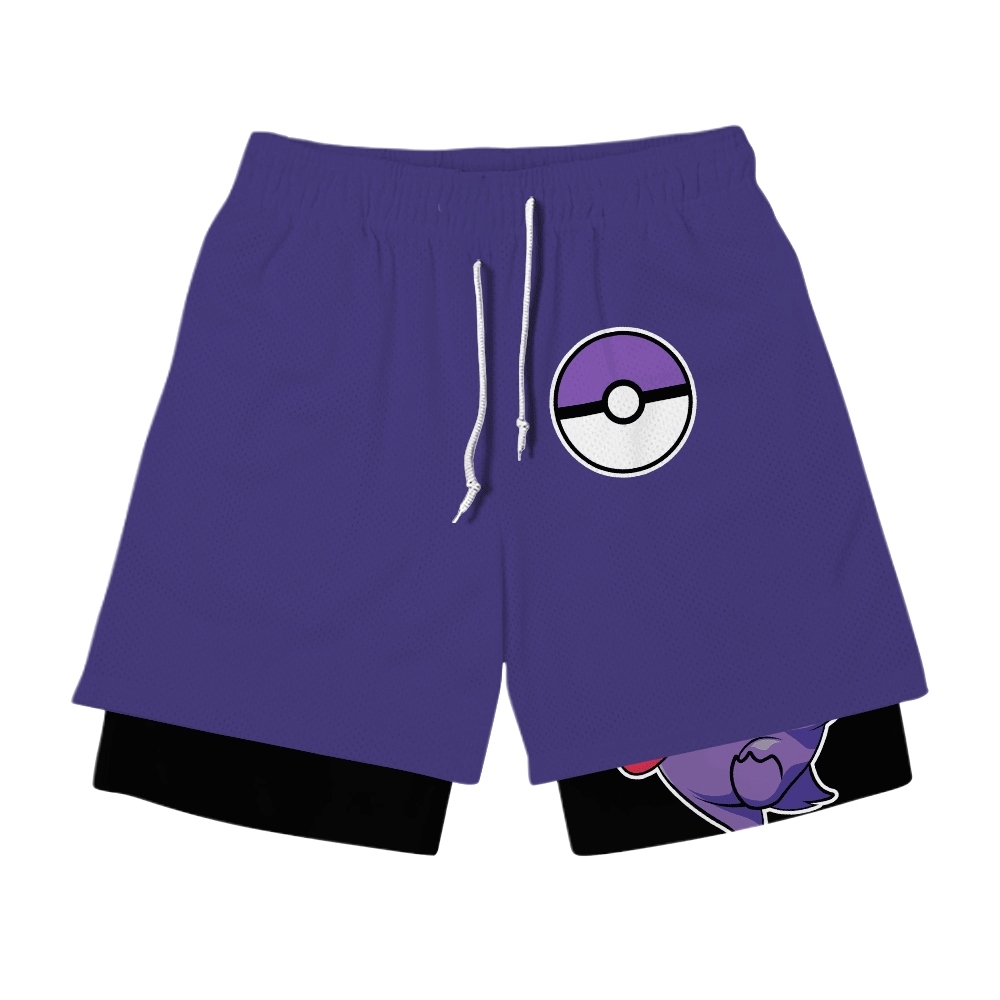 Gengar Anime Compression Gym Shorts