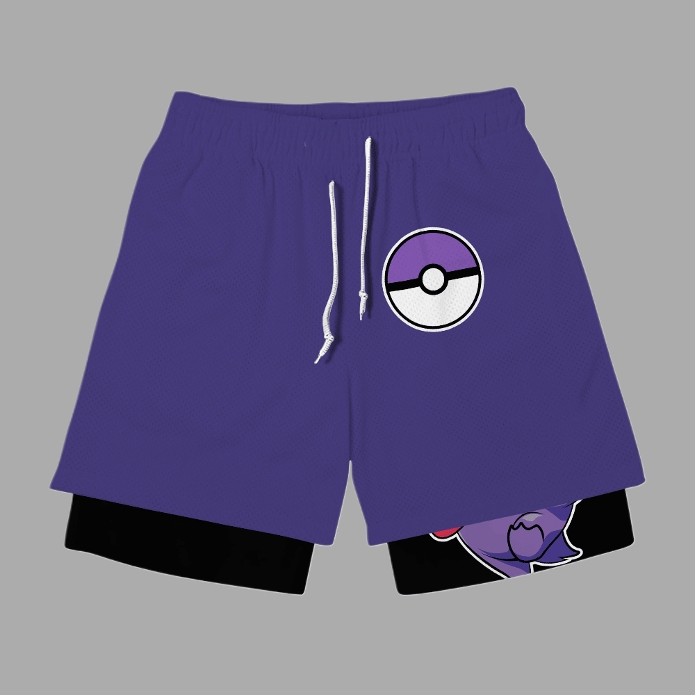 Gengar Anime Compression Gym Shorts