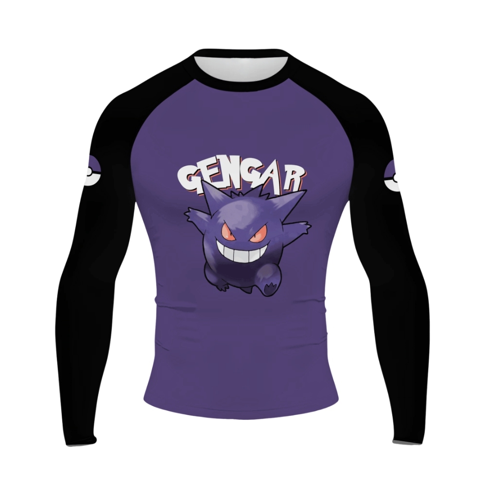 Gengar Men Long Sleeve Compression Shirt