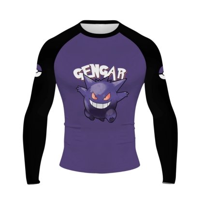 Gengar Men Long Sleeve Compression Shirt