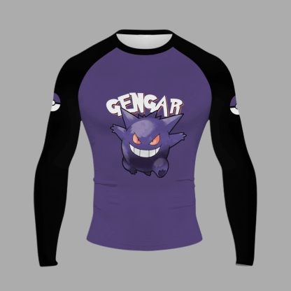 Gengar Men Long Sleeve Compression Shirt