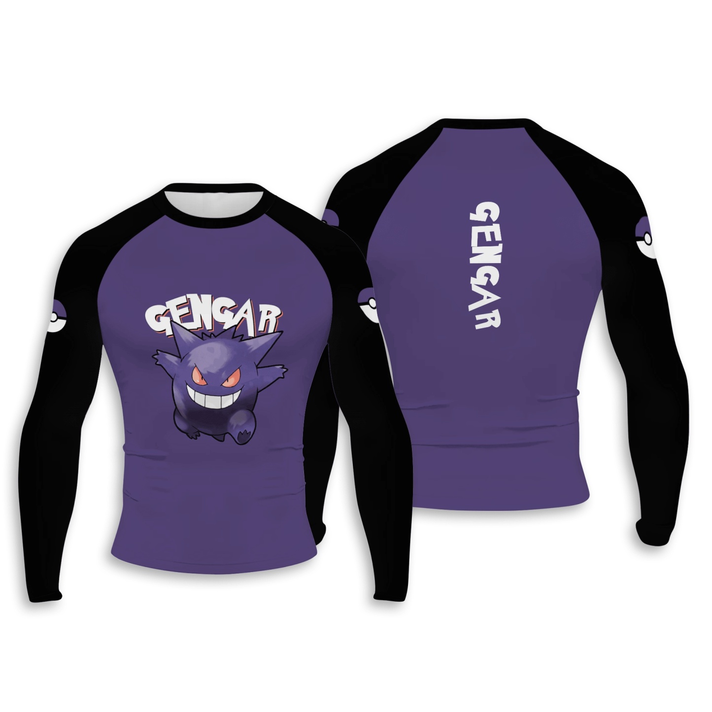 Gengar Men Long Sleeve Compression Shirt