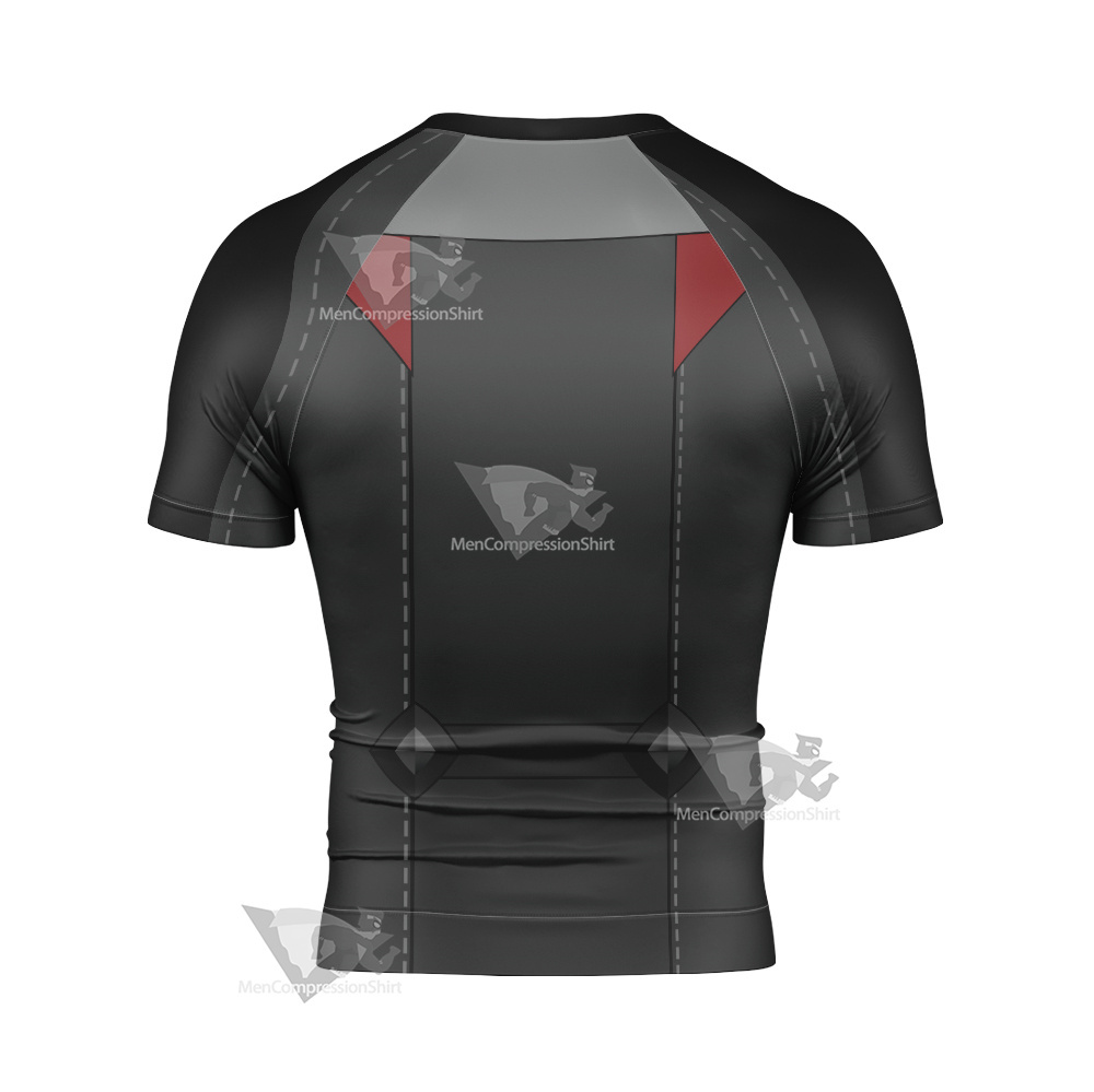 Genshin Impact Fatui Diplomat Viktor Short Sleeve Compression Shirt