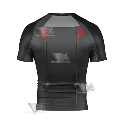 Genshin Impact Fatui Diplomat Viktor Short Sleeve Compression Shirt
