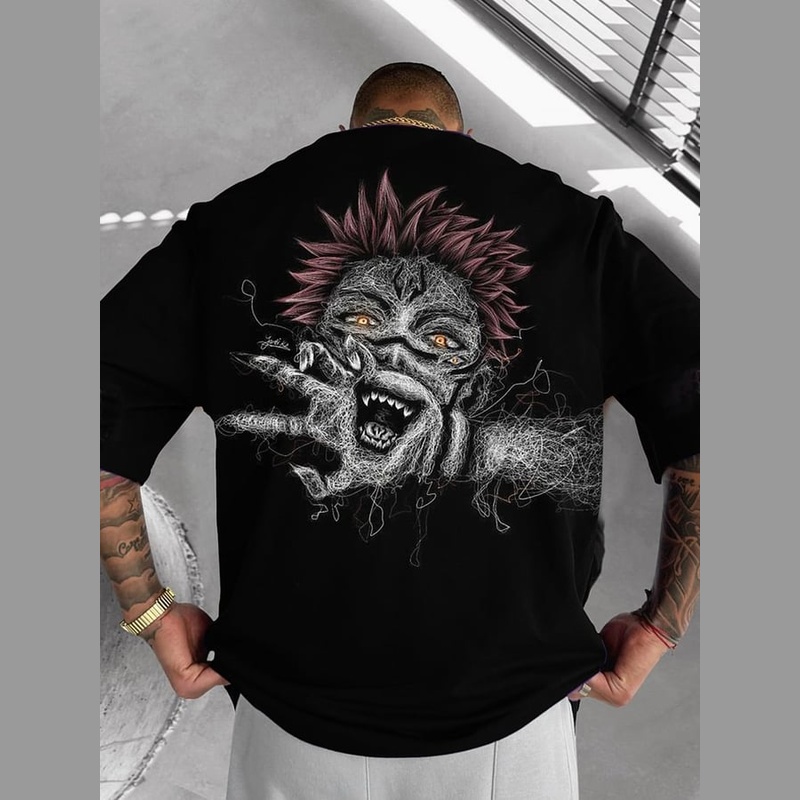 Jujutsu Kaisen Itadori Yuji Blacken T-Shirt Anime Tee