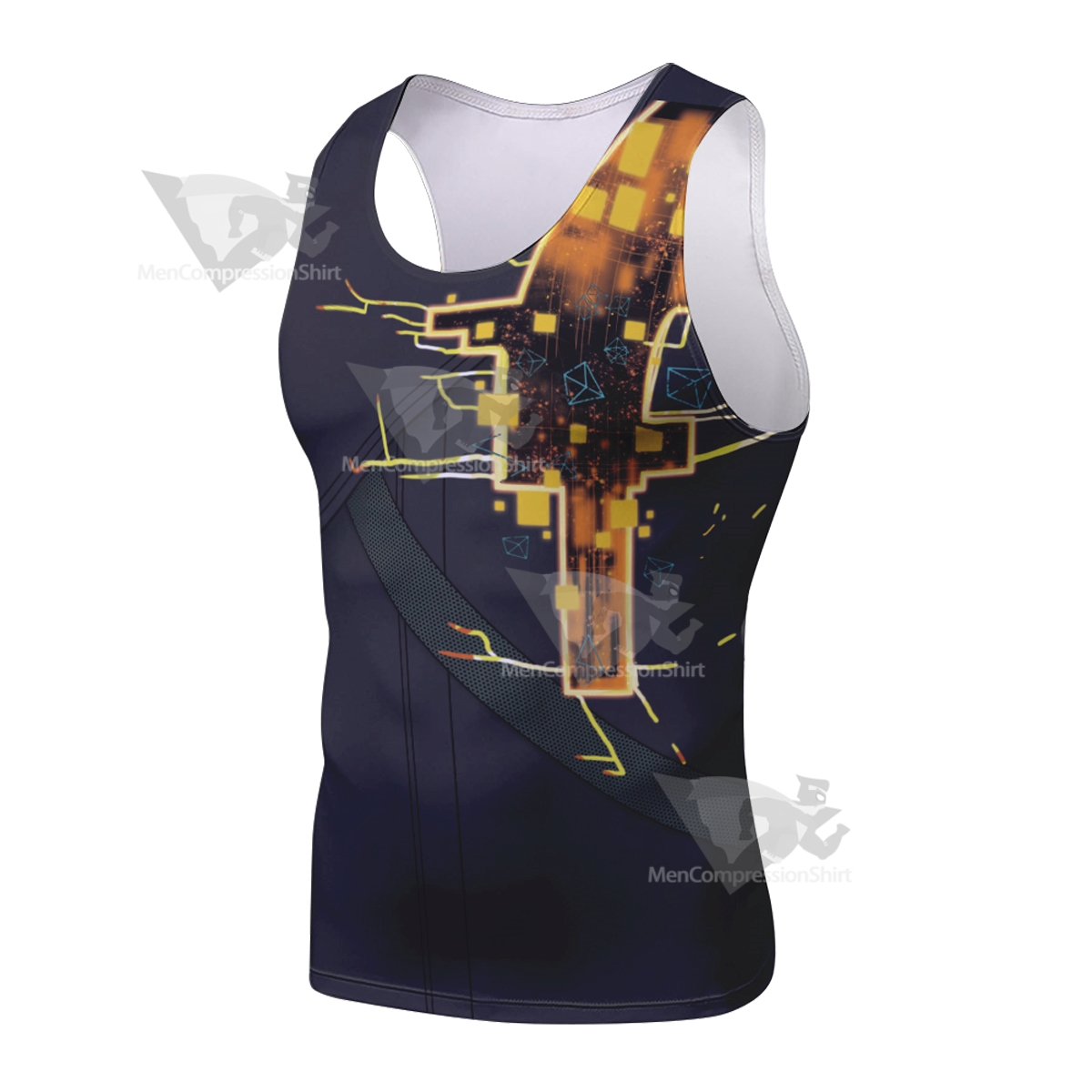 Ghostwire Tokyo Hannya Sleeveless Compression Shirt