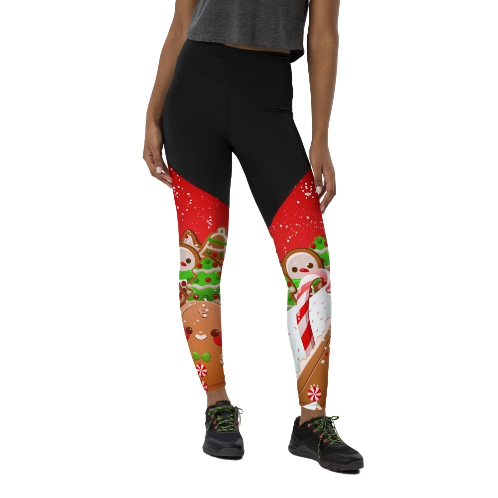 Gingerbread Man Women Compression Legging