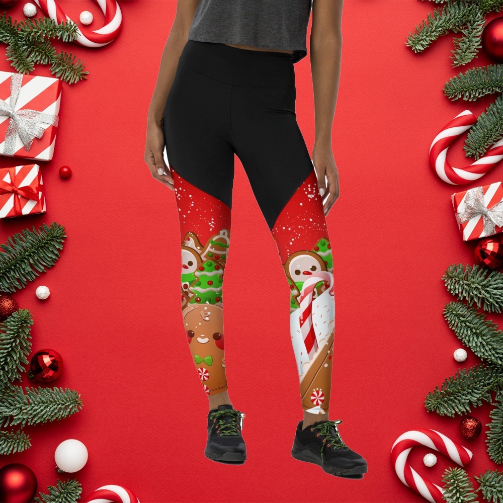 Gingerbread Man Women Compression Legging
