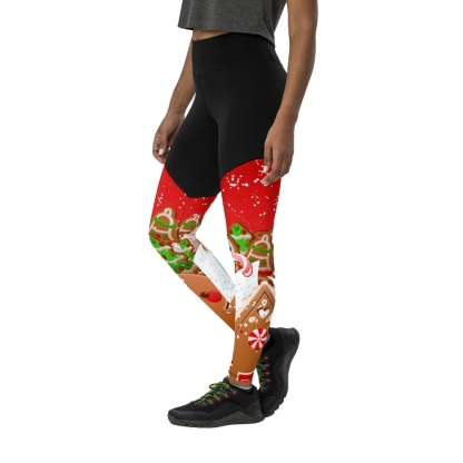 Gingerbread Man Women Compression Legging