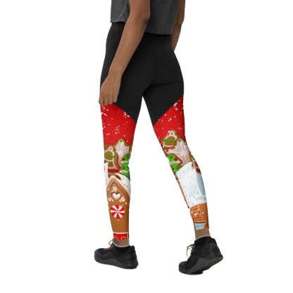 Gingerbread Man Women Compression Legging