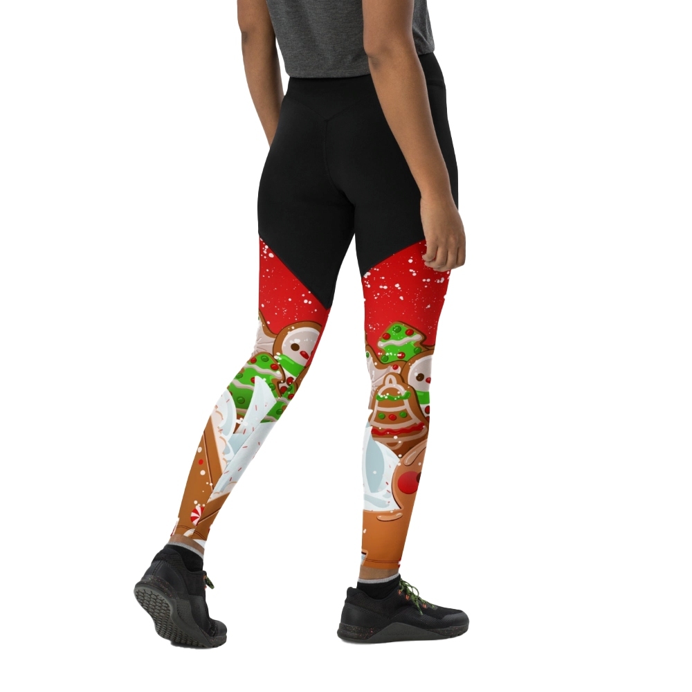 Gingerbread Man Women Compression Legging