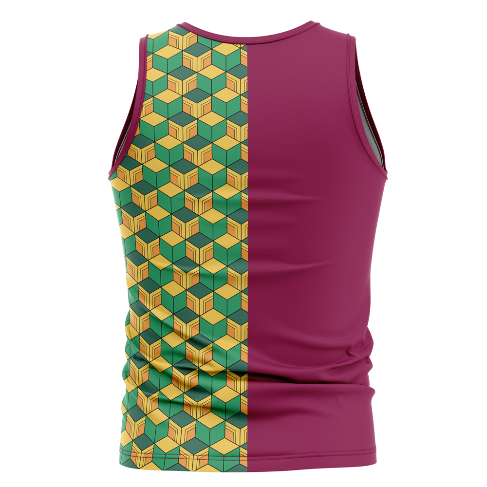 Giyu Tomioka Demon Slayer Sleeveless Compression Shirt