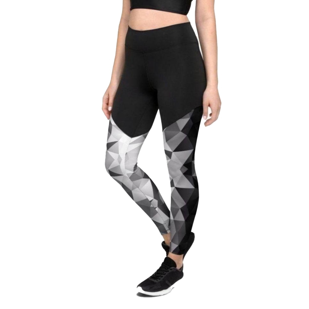 Glass Geometric Women Compression Legging