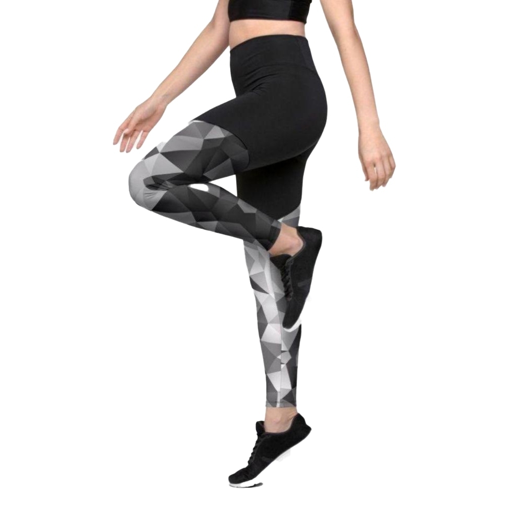 Glass Geometric Women Compression Legging
