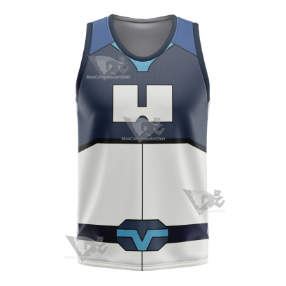 Glitch Techs Miko Kubota Blue Cosplay Basketball Jersey